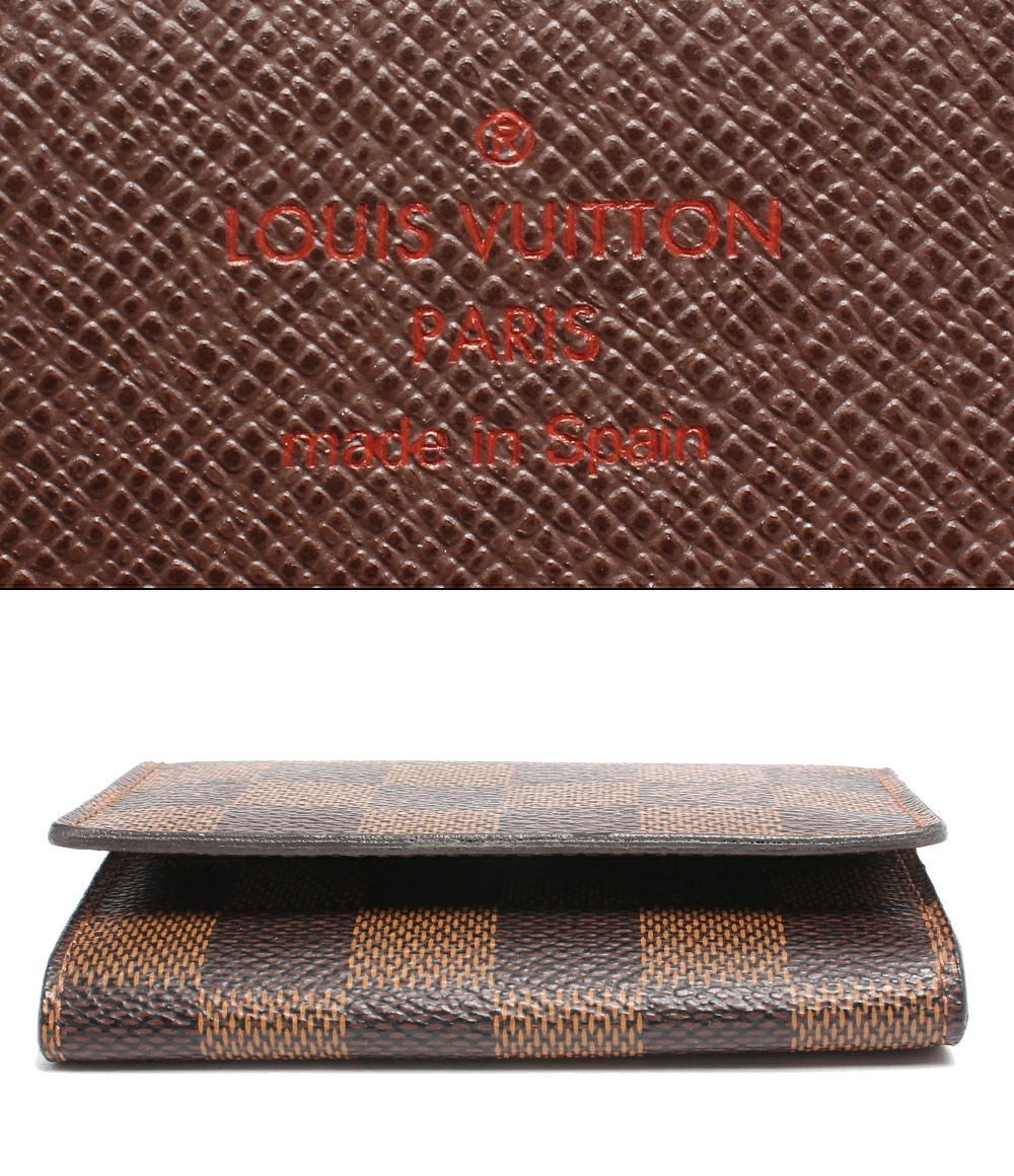 Louis Vuitton Card Case Wallet Envelope Carte De Canvas Leather Brown - Picture 5 of 8